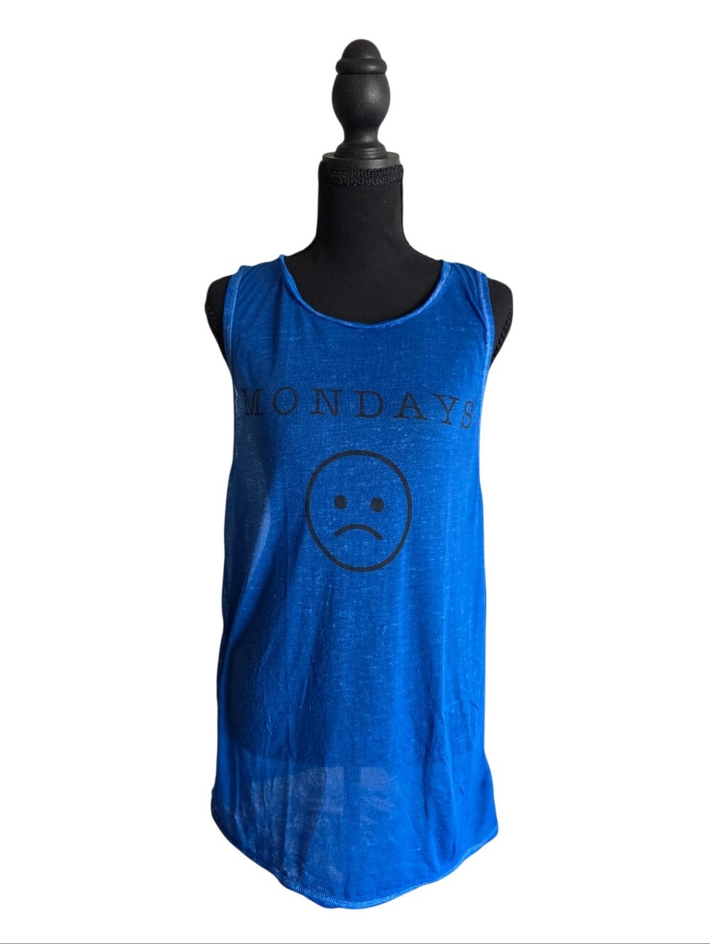 Freeze Blue "Mondays" Graphic Tank Top